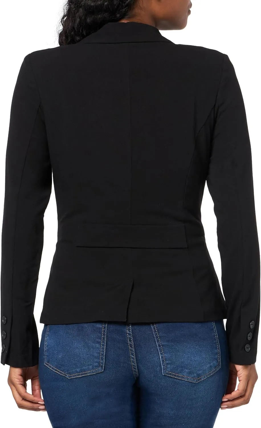 A. Byer Women's Long Sleeve Button Welt Jacket Blazer