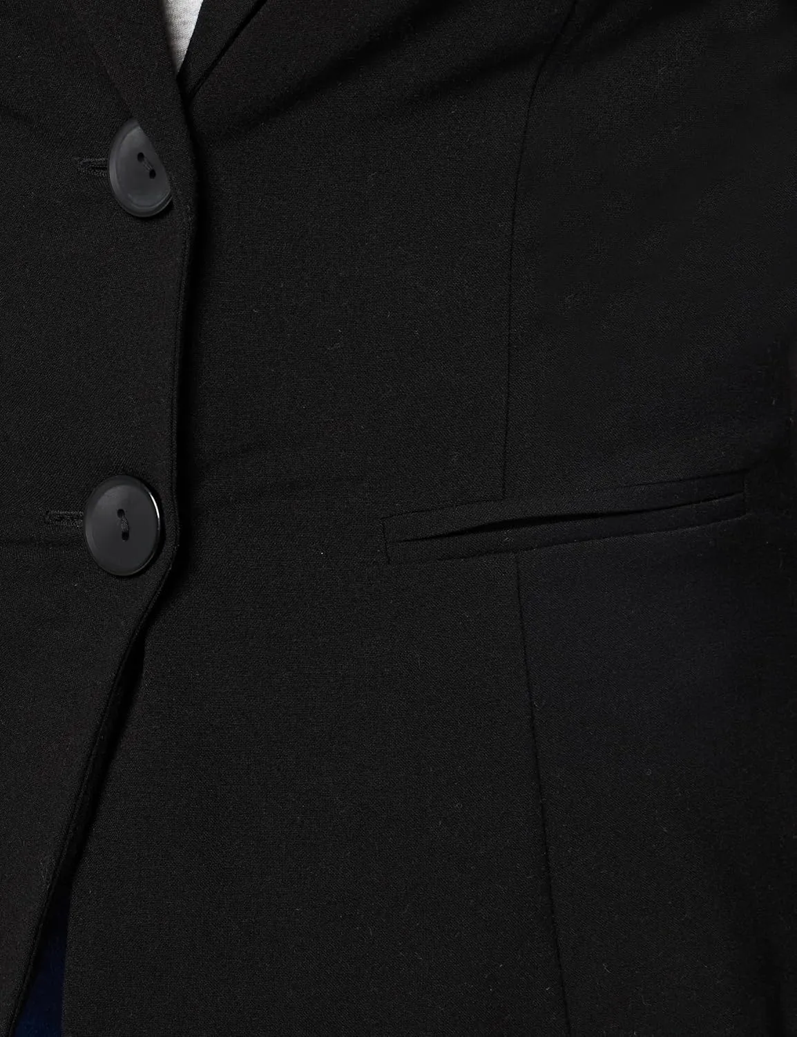 A. Byer Women's Long Sleeve Button Welt Jacket Blazer