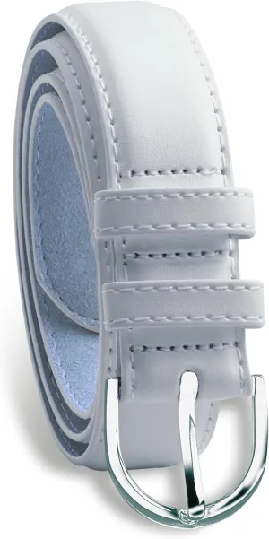 Belle Donne Small to Plus Size Belt Women, Bonded Leather, Silver Polished Buckle, Belts for Women, For Ladies Dress n Jeans
