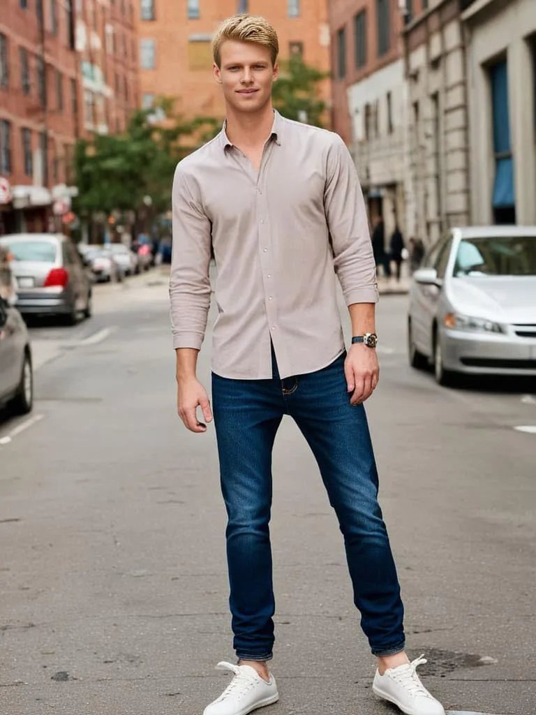 cotton king Mens Shirts | 100% Cotton Long Sleeve Shirts for Men | Button Down Shirt Men | Oxford Mens Dress Shirt