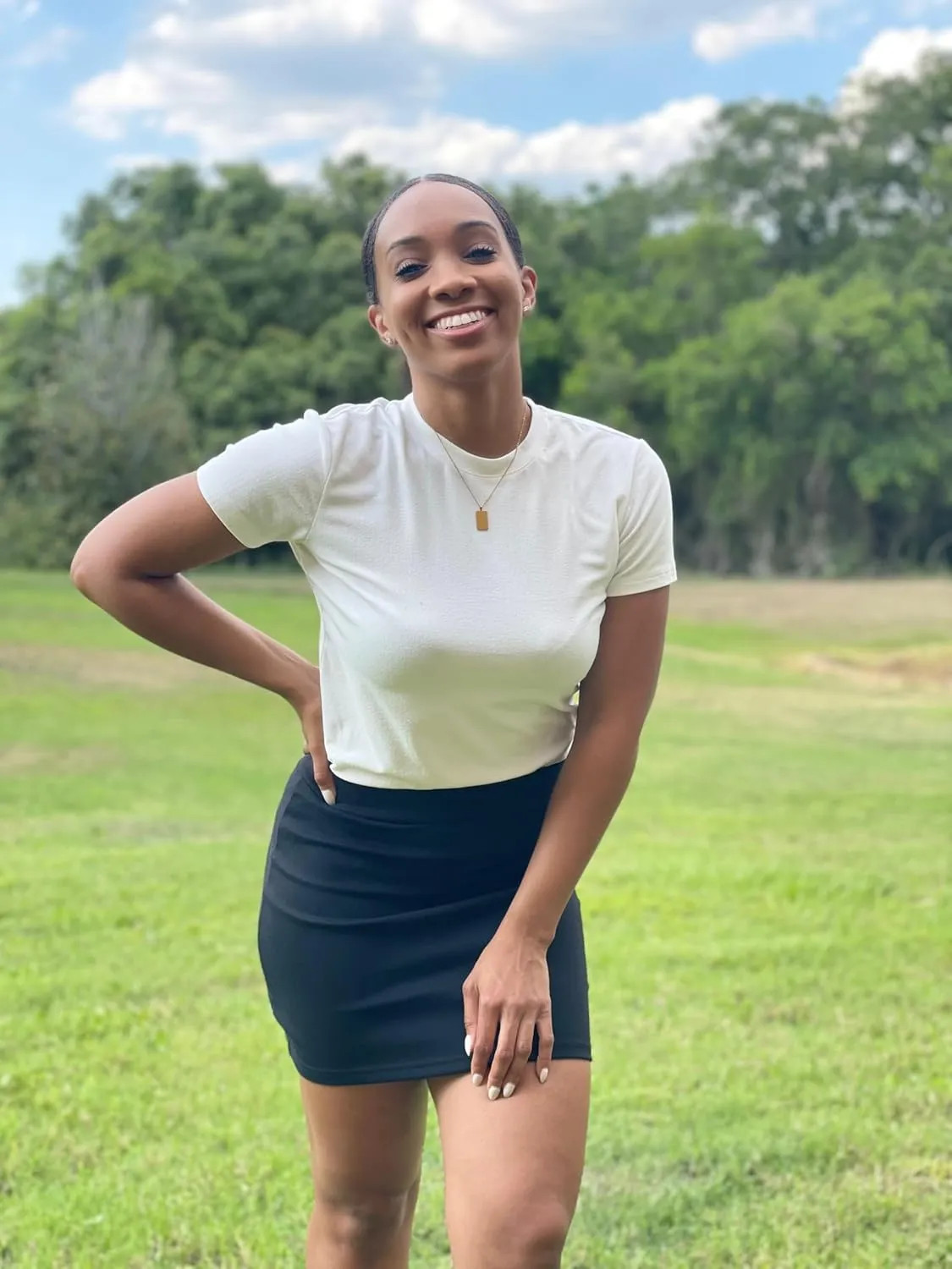 Dani's Choice Must-Buy Basic Bodycon Pencil Short Mini Skirt