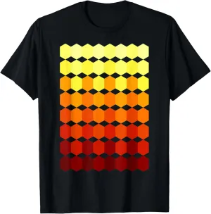 Geometric Pattern Geometry Abstract Vintage Hexagon Modern T-Shirt