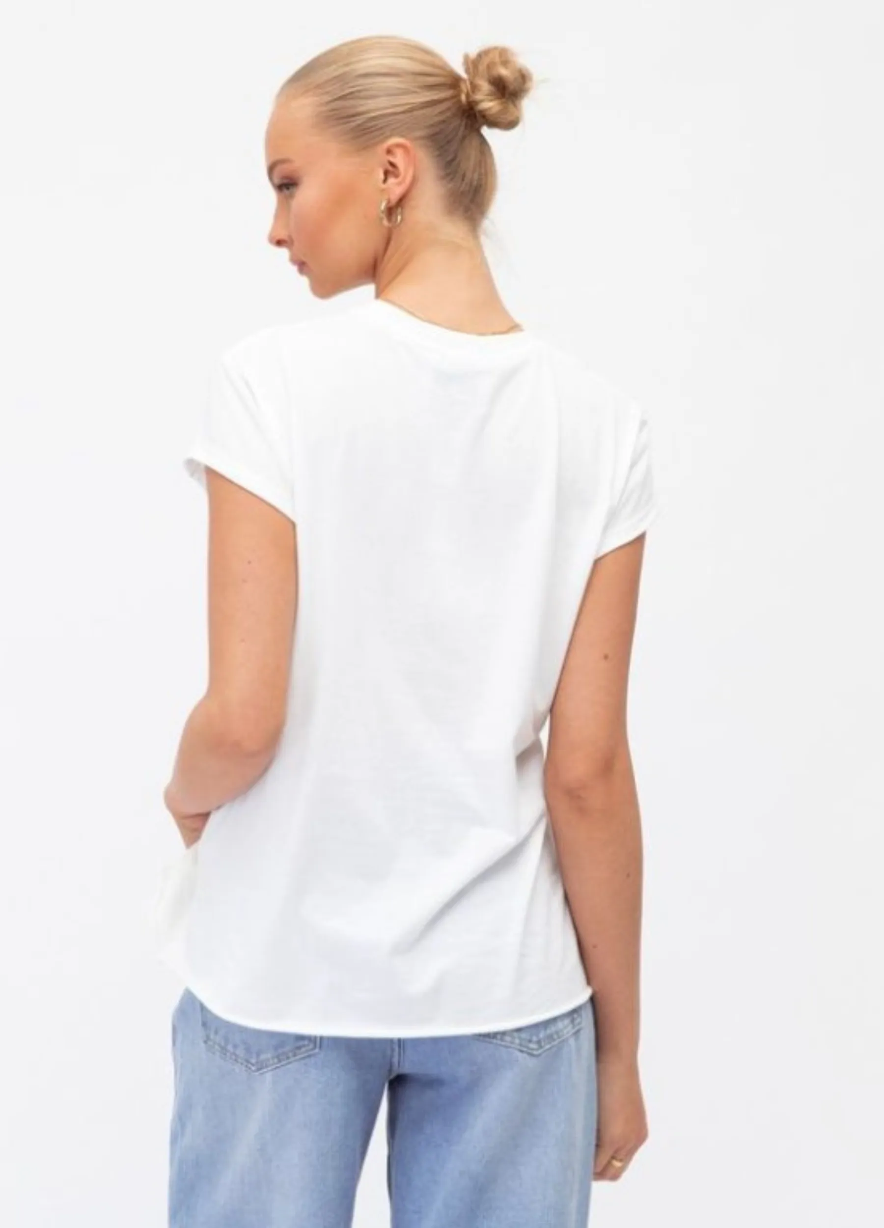Paper Heart - Cap Sleeve Dreamer Tee - White